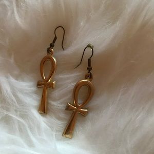 Ankh earrings
